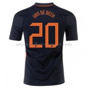 Günstige Niederlande 2021 Donny Van De Beek 20 Fußballtrikots Auswärtstrikot..